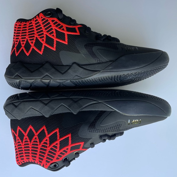 Puma LaMelo Ball MB.01 Black Red Blast - Picture 6 of 10